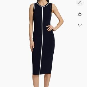 Elie Tahari
The Adrianna Piped Sweater Midi-Dress
